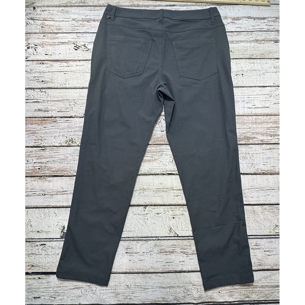lululemon ABC Classic-Fit Pant Trouser Warpstreme Smooth Twill 33 Gray LM5AO1S - Picture 5 of 6